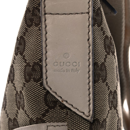 Gucci Monogram Calfskin Perforated Medium Flat Messenger Bag Off White 11 of 14
