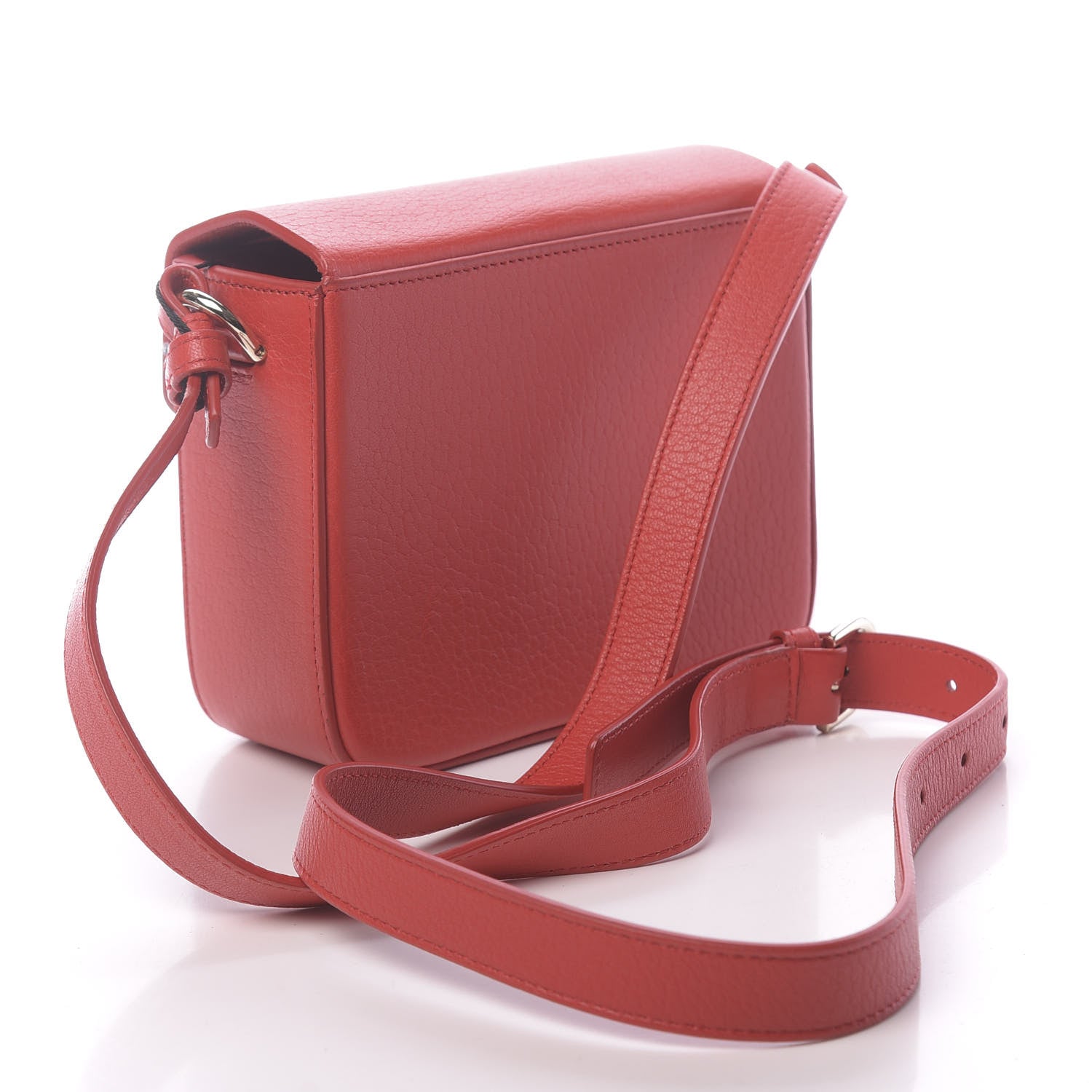Lanvin Goatskin JL Carnet Crossbody Red 3 of 10