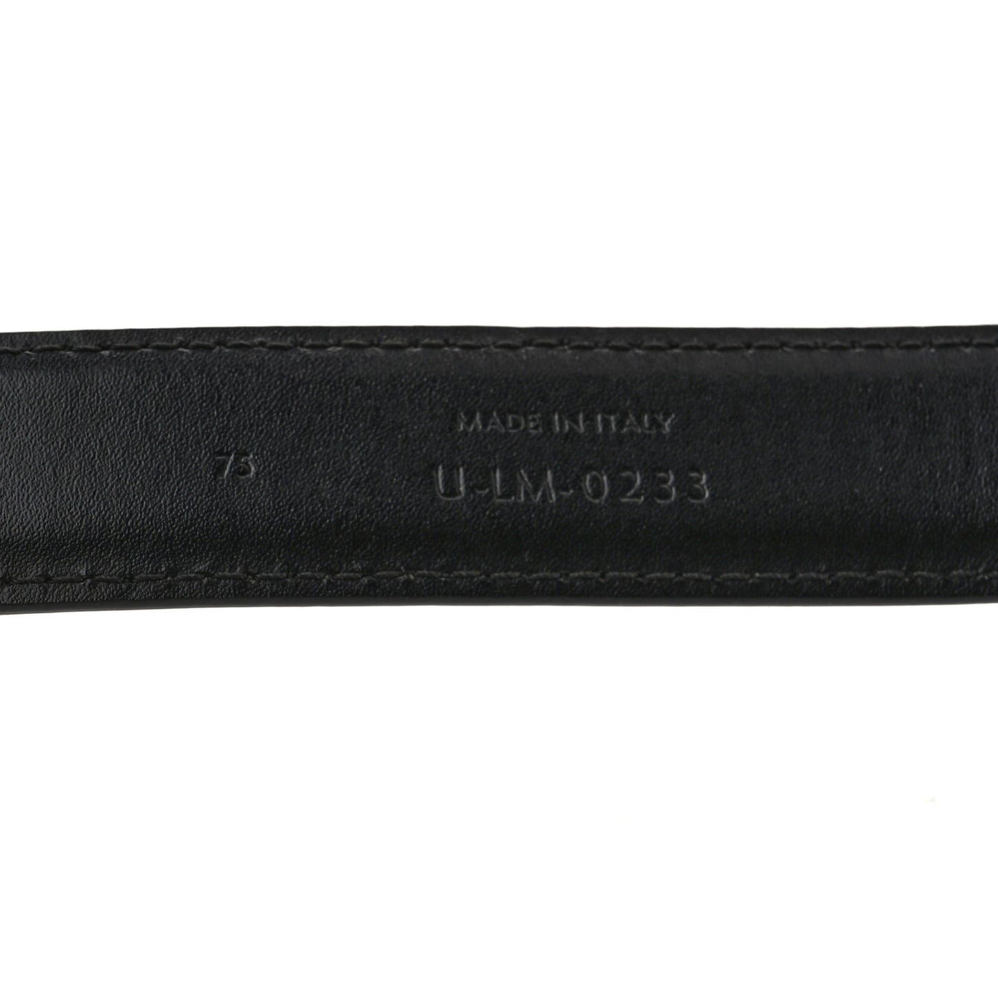 Box Calfskin Medium 25mm Triomphe Belt 75 30 Black