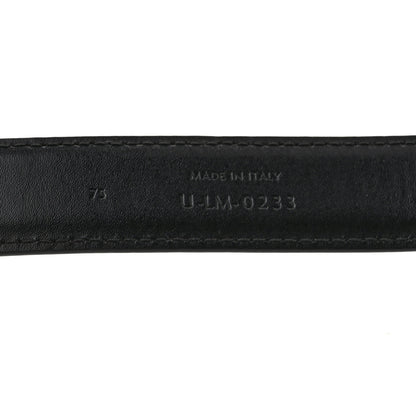 Celine Box Calfskin Medium 25mm Triomphe Belt 75 30 Black 5 of 6