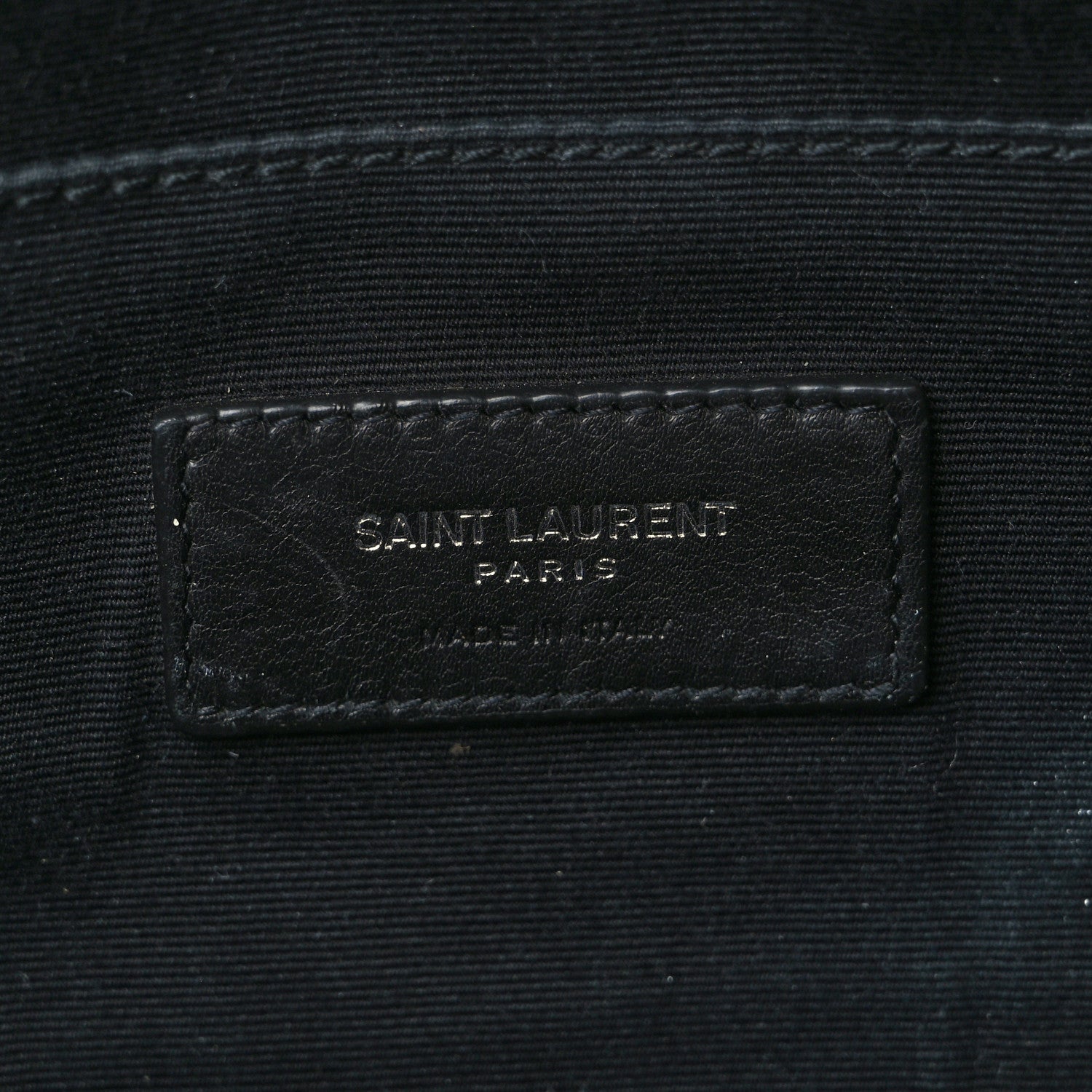 Saint Laurent Calfskin Belt Bag Black 6 of 8