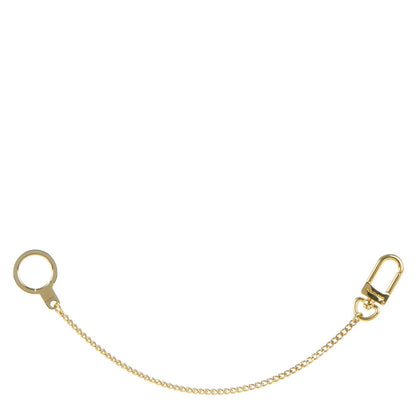 Louis Vuitton Metal Pochette Extender Key Ring Chain Gold 1 of 5