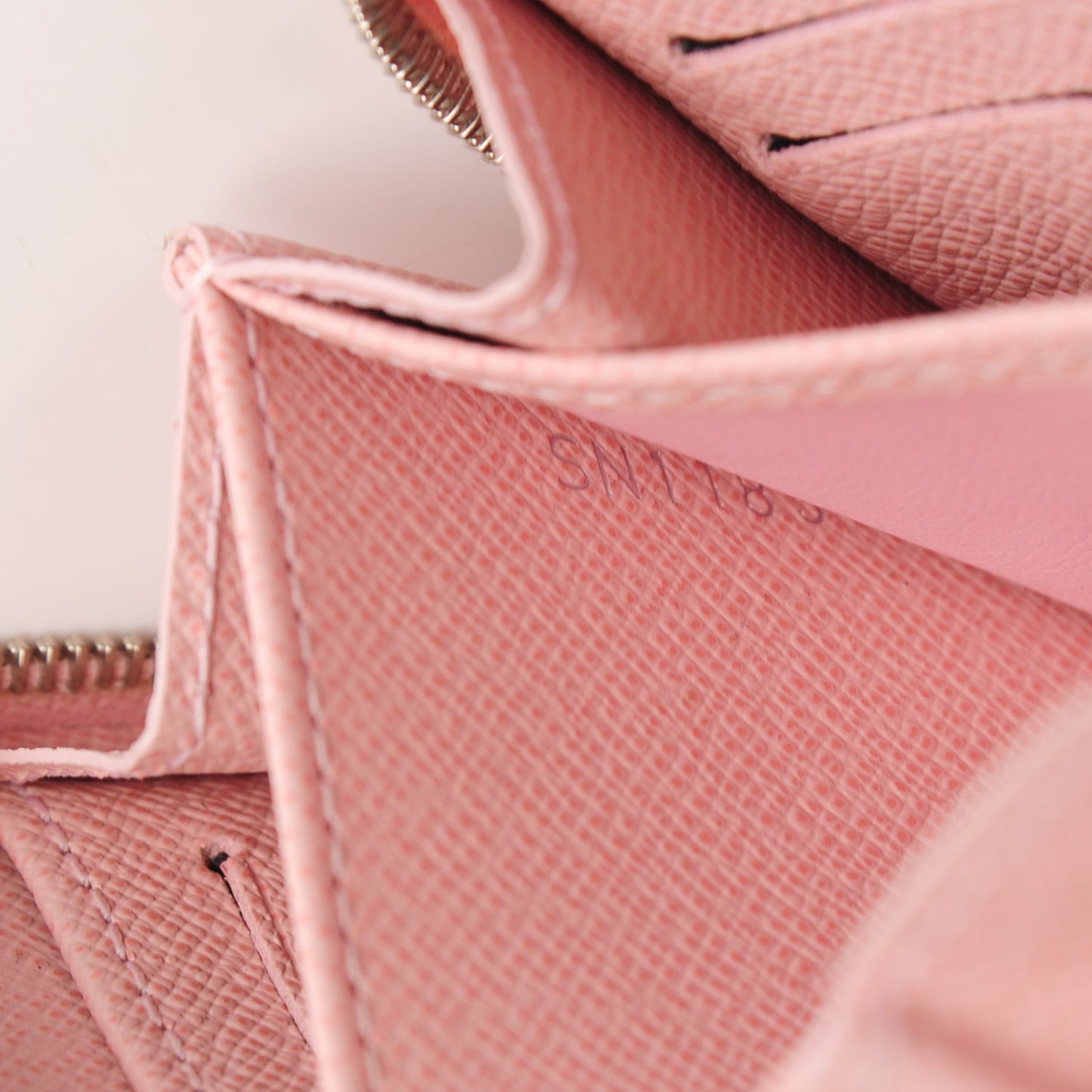 Epi Zippy Coin Purse Rose Ballerine