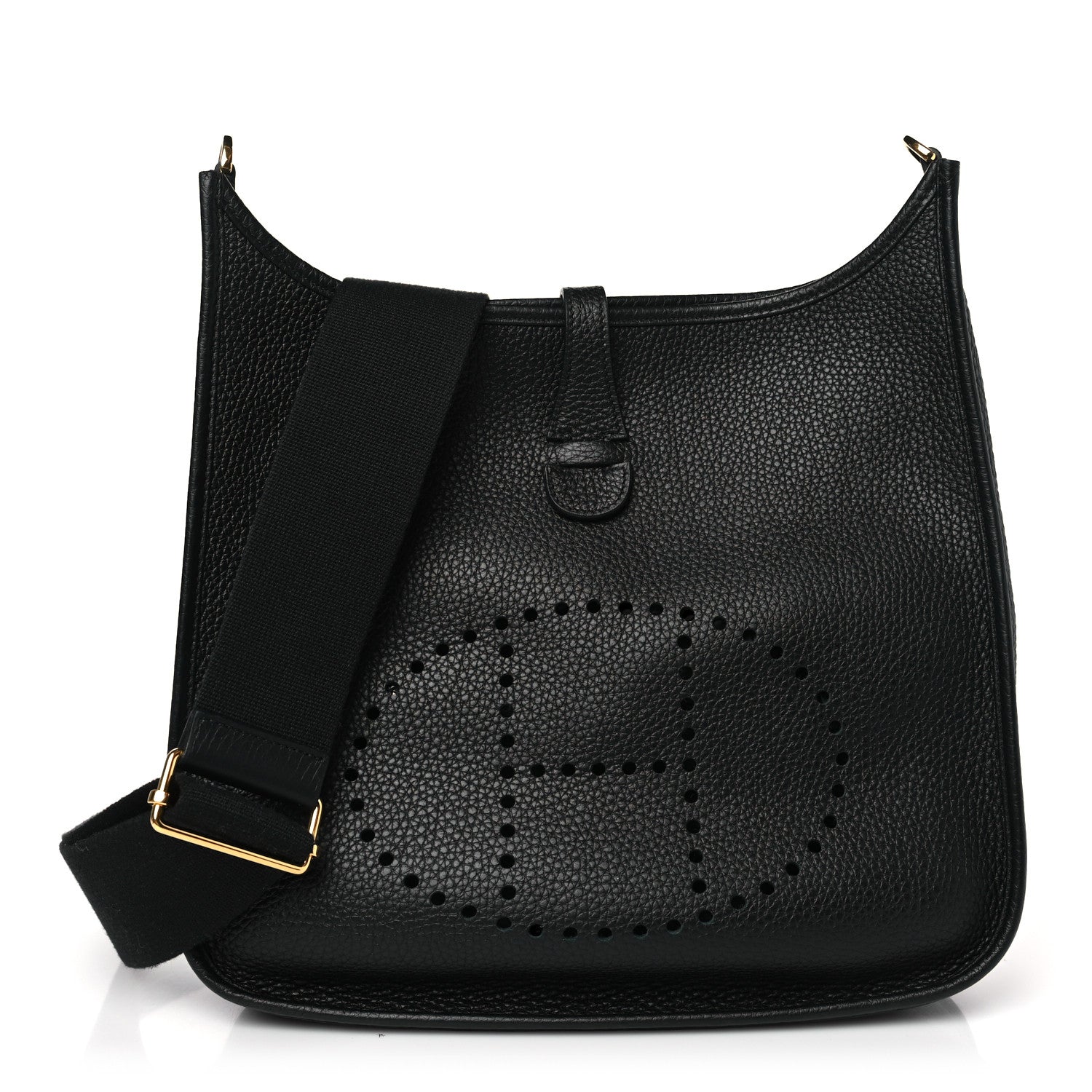 Hermes Taurillon Clemence Evelyne III PM Black 1 of 9