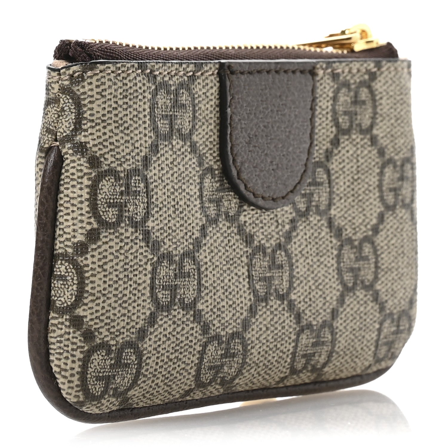 Gucci GG Supreme Monogram Web Ophidia Key Case Beige New Acero 3 of 8