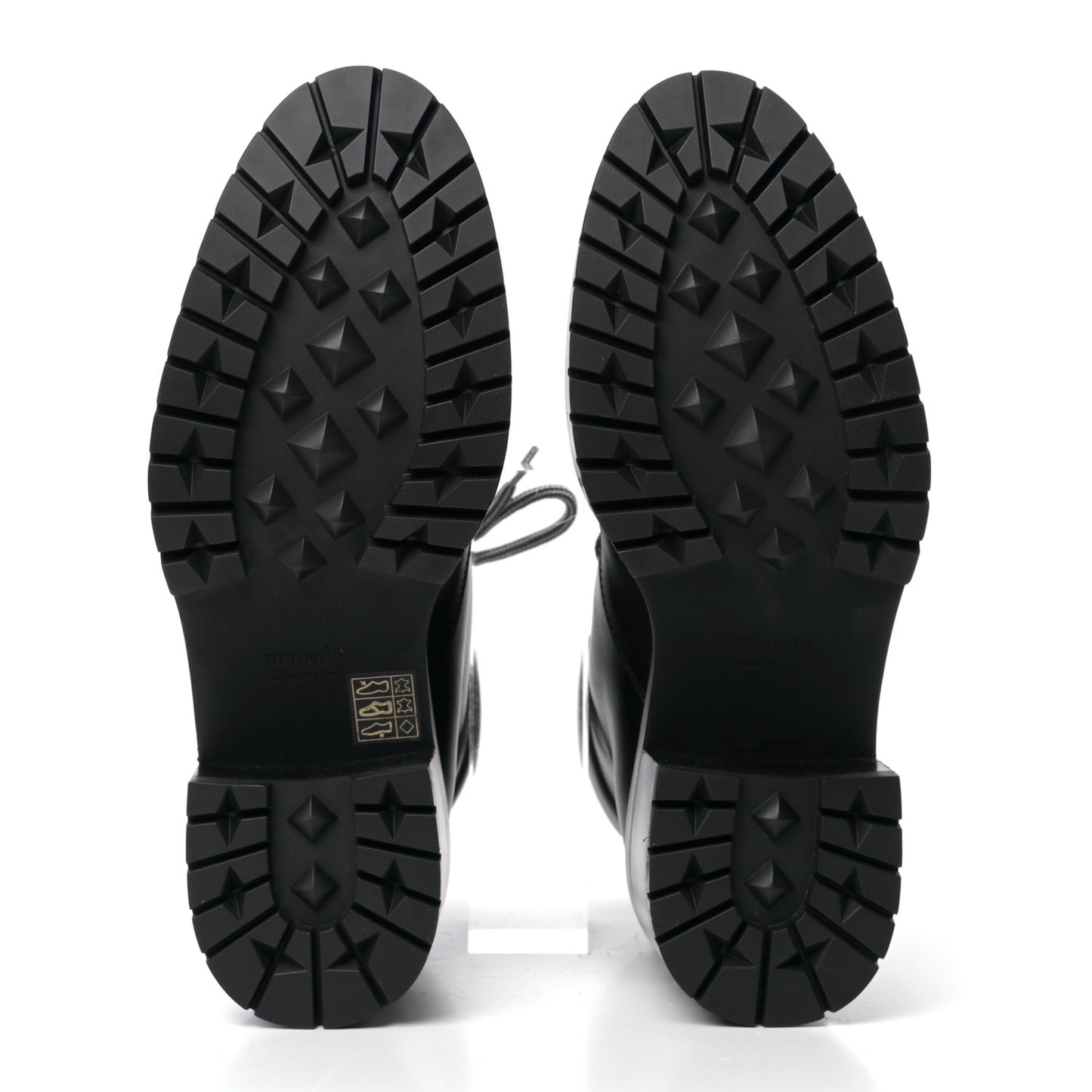 Calfskin Bridge Ankle Boots 38.5 Black