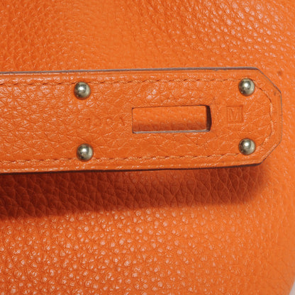 Hermes Evergrain JPG Shoulder Birkin II 42 Orange 7 of 10