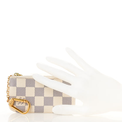 Louis Vuitton Damier Azur Key Pouch 2 of 9