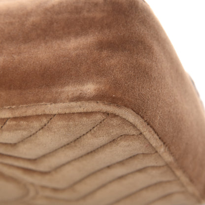 Gucci Velvet Matelasse Small GG Marmont Shoulder Bag Taupe 10 of 12