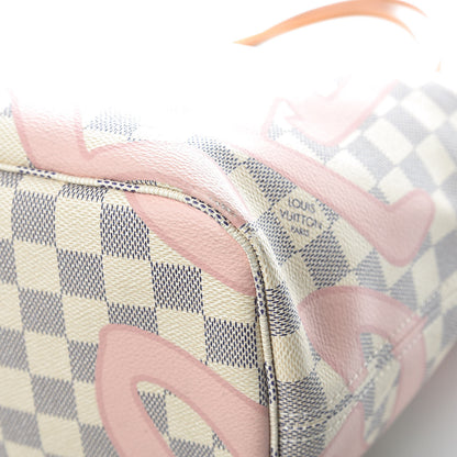 Louis Vuitton Damier Azur Tahitienne Neverfull MM 14 of 16