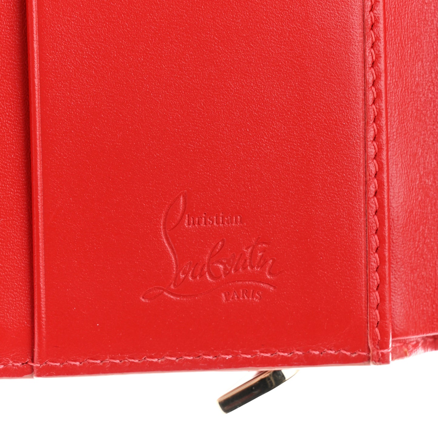 Calfskin Spiked Macaron Mini Spiked Wallet Ronsard