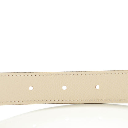 Hermes Swift Epsom 24mm Mini Constance H Belt 85 Grenade Craie 4 of 7