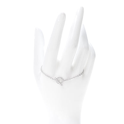 Hermes 18K White Gold Diamond Finesse Bracelet XS 2 of 5