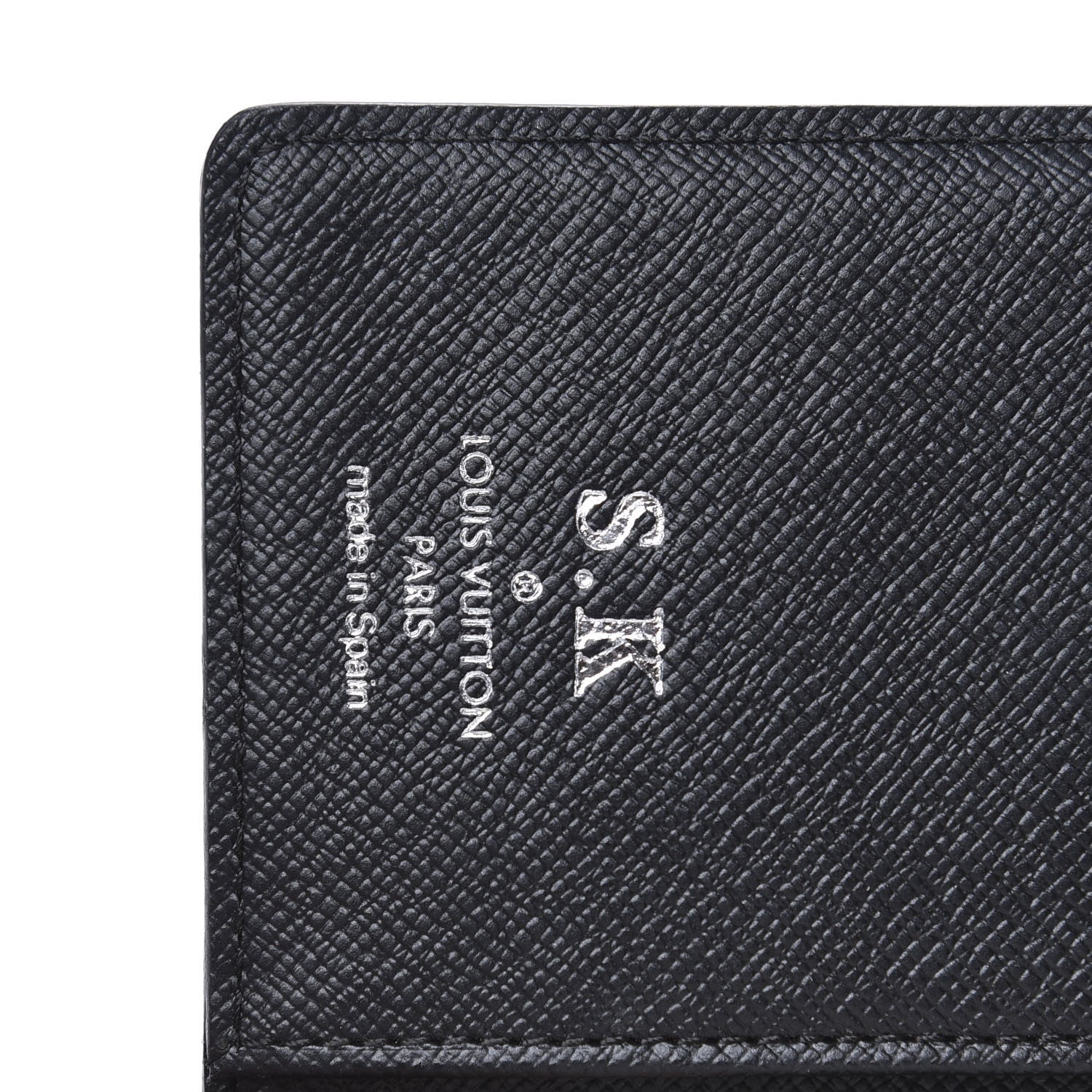 Louis Vuitton Epi Small Ring Agenda Cover Black 6 of 6