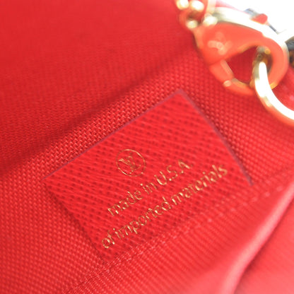 Louis Vuitton Damier Ebene Pochette Felicie Chain Wallet 9 of 9