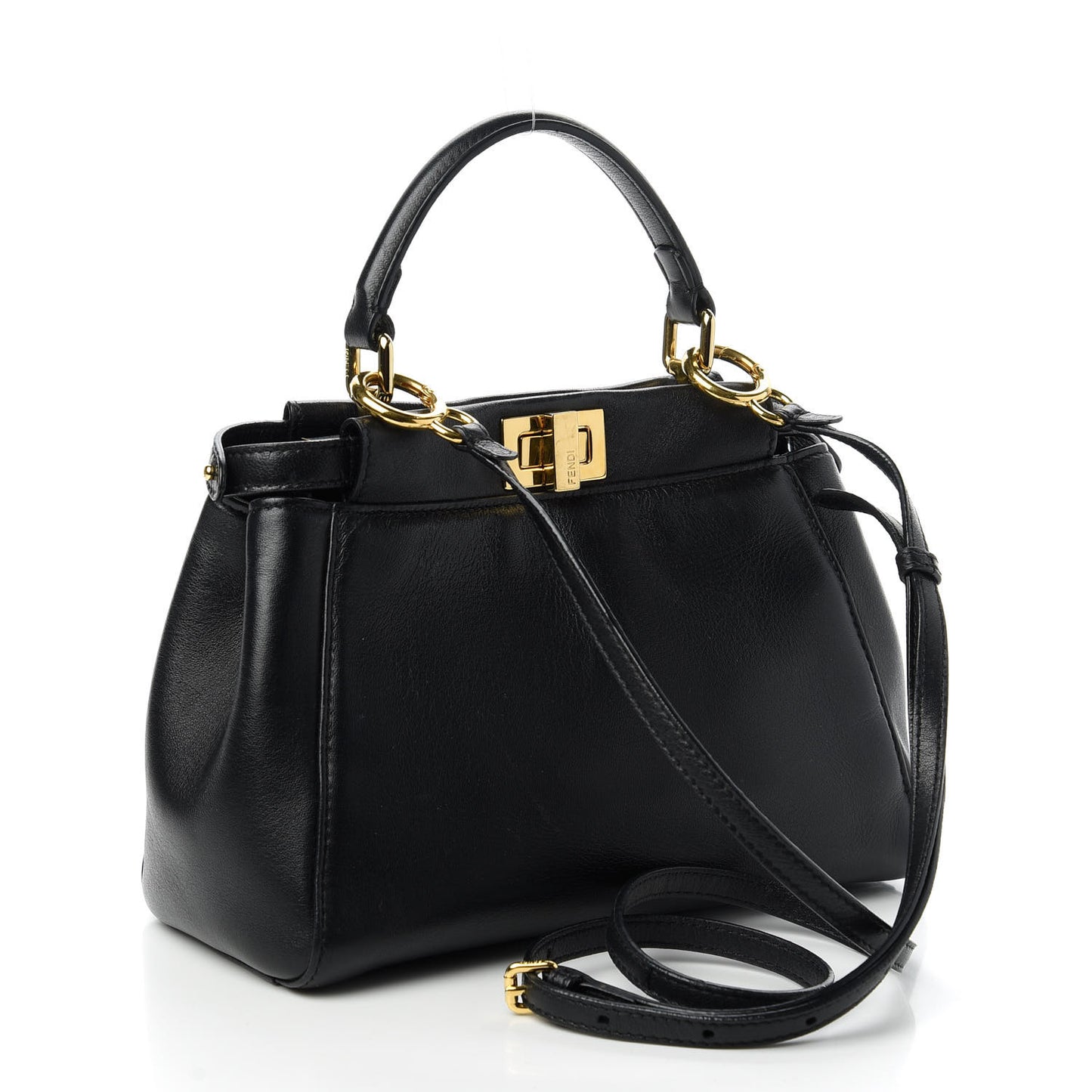 Nappa Mini Peekaboo Iconic Satchel Black