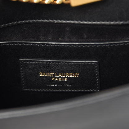 Saint Laurent Calfskin Small Classic Monogram Kate Tassel Satchel Black 6 of 8
