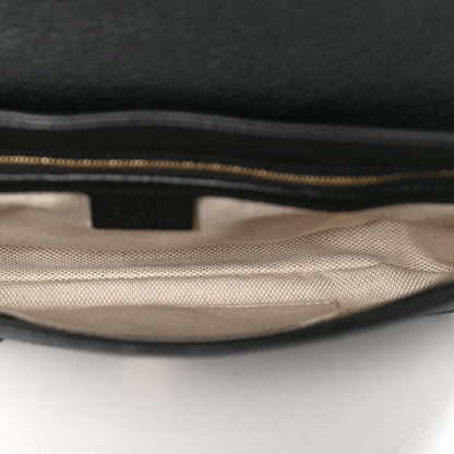 Gucci Pebbled Calfskin Medium Soho Flap Crossbody Black 5 of 8