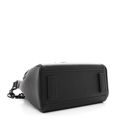 Versace Grained Calfskin Small La Medusa Top Handle Bag Black 4 of 10
