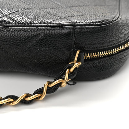 Chanel Caviar Quilted CC Camera Shoulder Bag Black 15 of 15