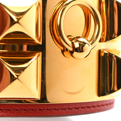 Hermes Swift Collier de Chien CDC Bracelet L Vermillion 5 of 13
