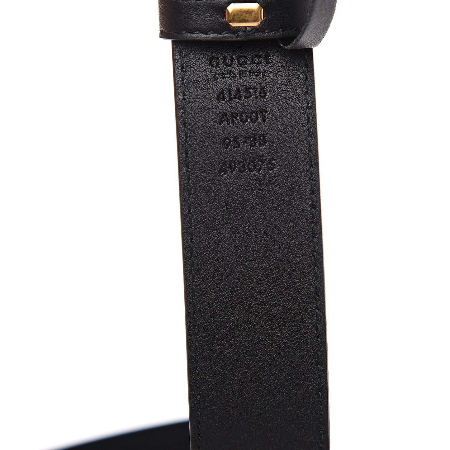 Calfskin Double G 30mm Belt 95 38 Black