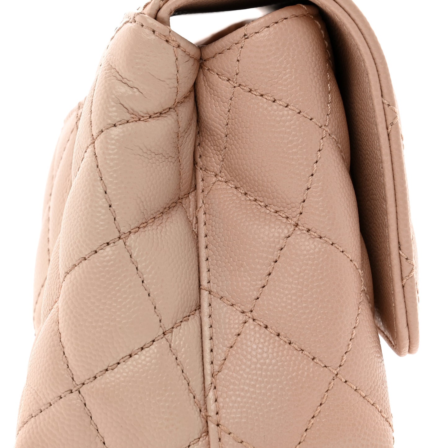 Caviar Quilted Extra Mini Coco Handle Flap Light Pink