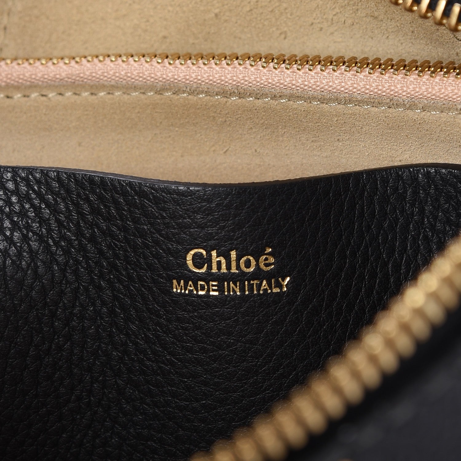 Chloe Grained Calfskin Small Hayley Hobo Black 6 of 7