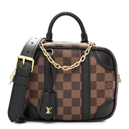 Louis Vuitton Damier Ebene Valisette Souple BB Black 1 of 9