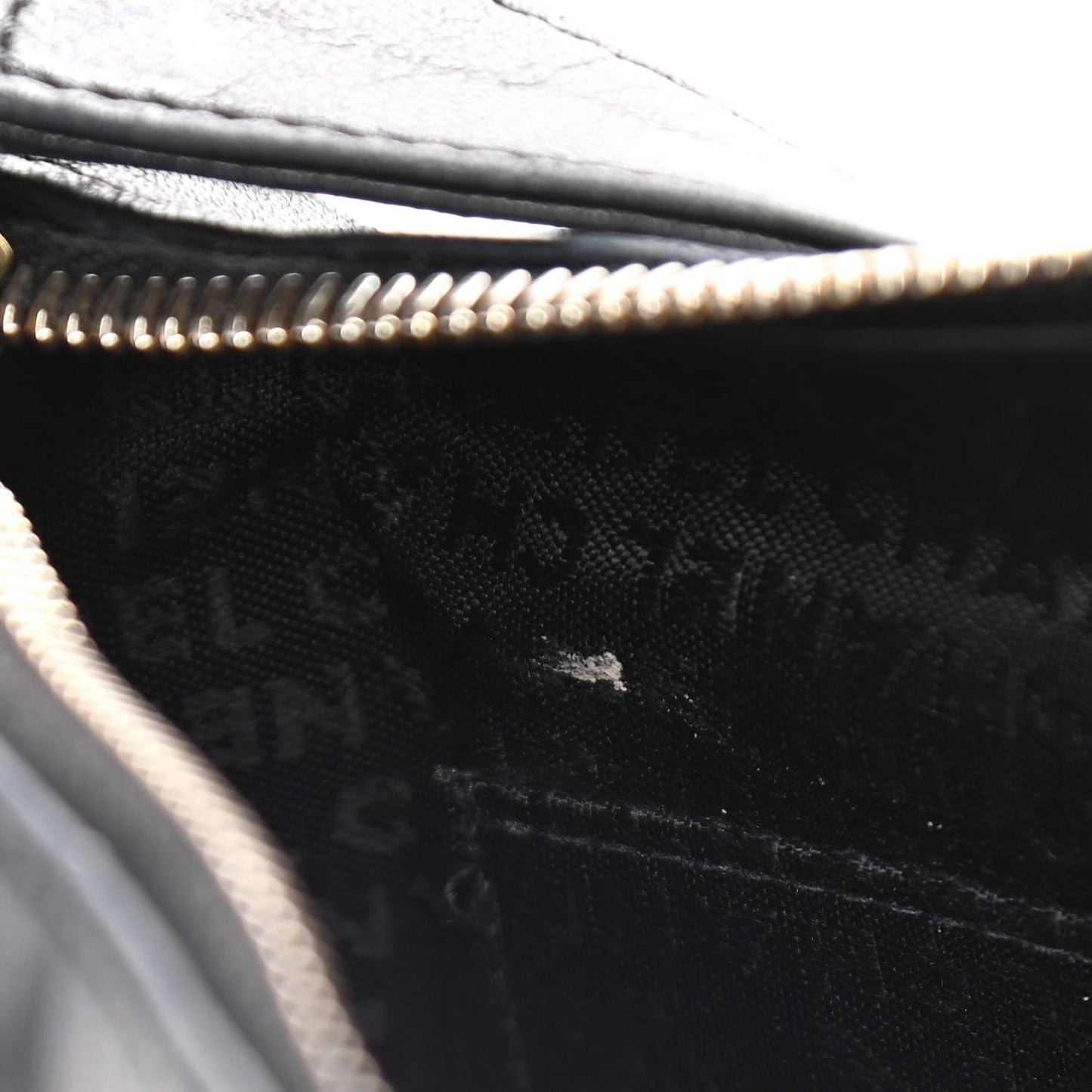 Lambskin Quilted Small Chocolate Bar Shoulder Bag Black