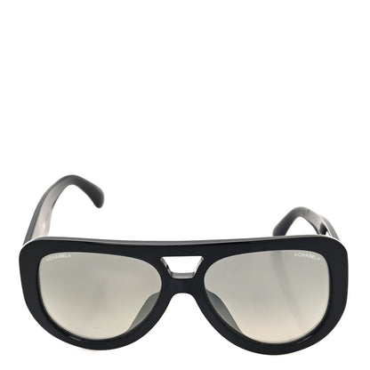 Chanel Resin Polarized Sunglasses 5423-B-A Black 2 of 9