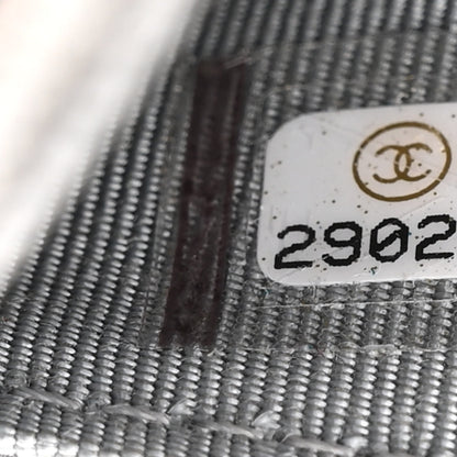 Chanel Caviar Quilted Wallet on Chain WOC Grey 8 of 12