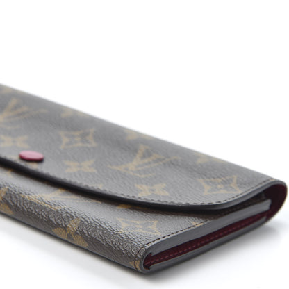 Louis Vuitton Monogram Emilie Wallet Fuchsia 6 of 7