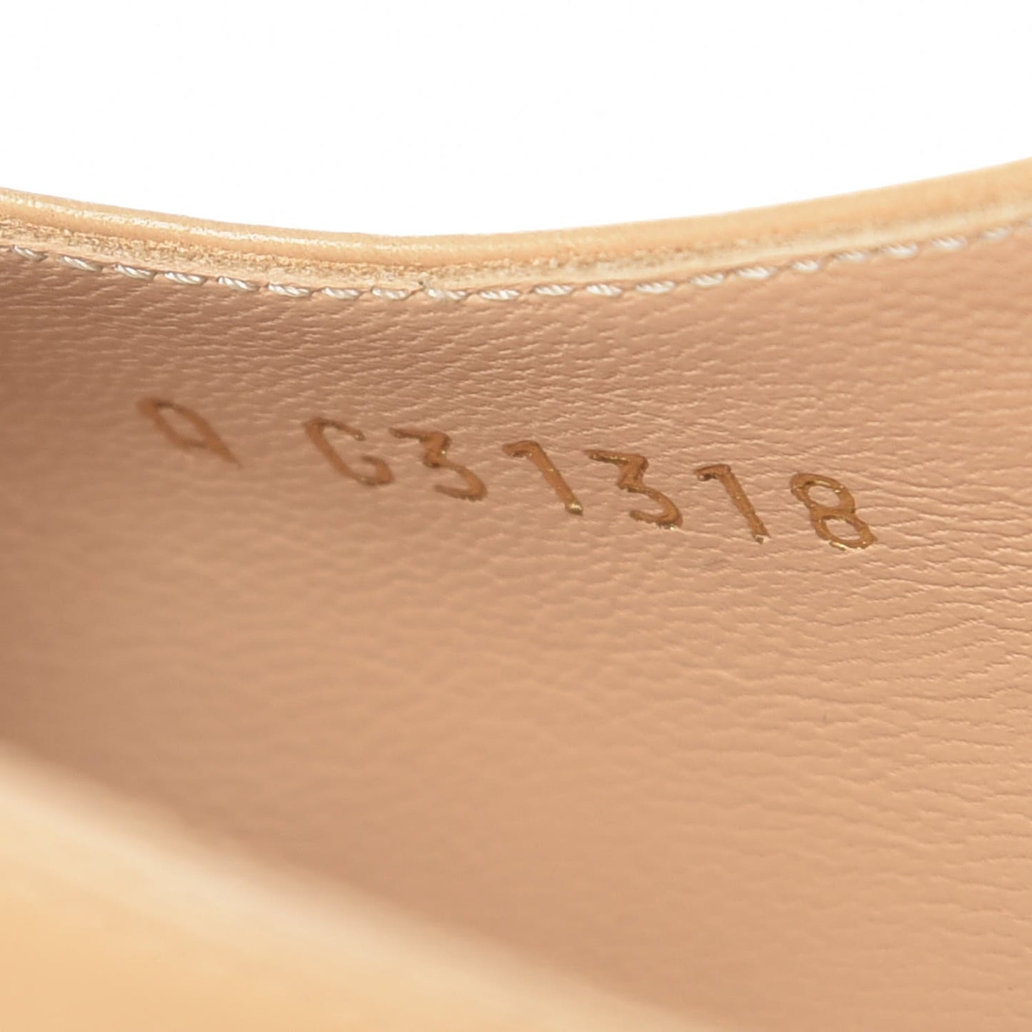 Goatskin Grosgrain Cap Toe CC Slingback Pumps 39 Beige Black