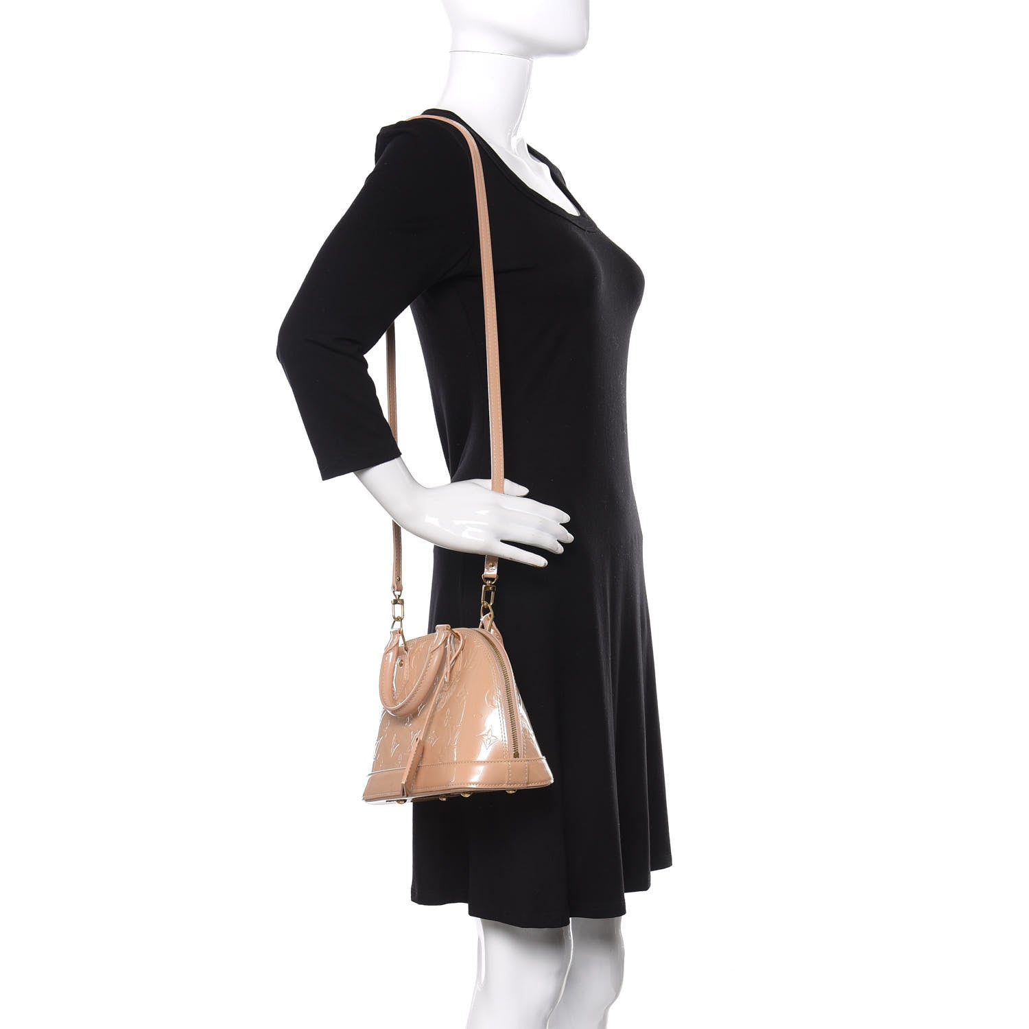 Louis Vuitton Vernis Alma BB Rose Florentin 2 of 10
