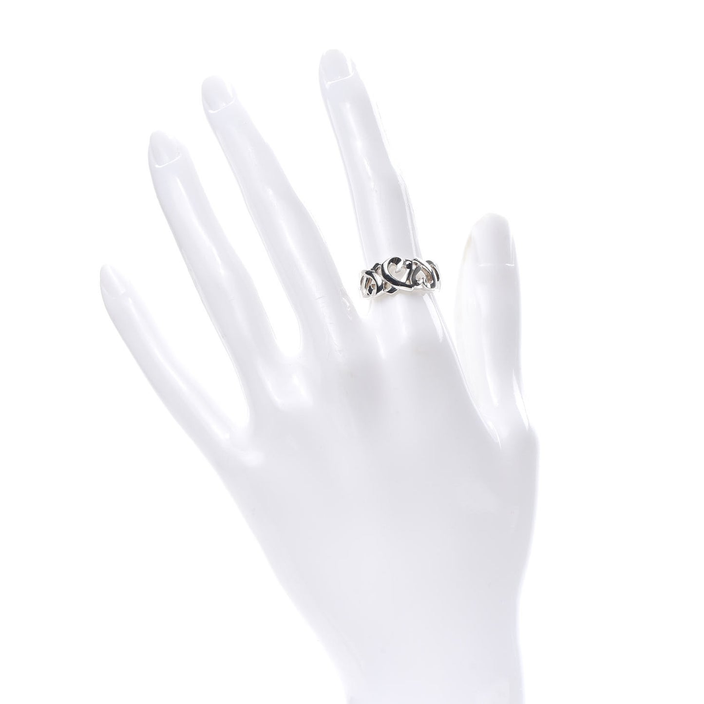 Sterling Silver Paloma Picasso Loving Hearts Ring 52 6