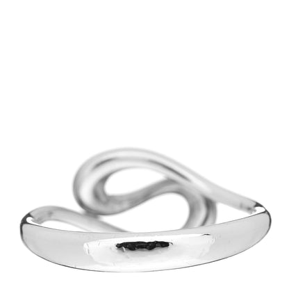 Tiffany Sterling Silver Elsa Peretti Open Wave Ring 58 8.5 4 of 5