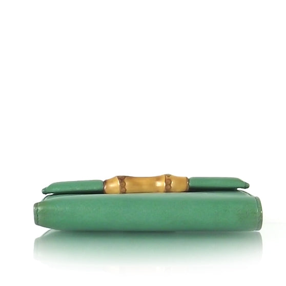 Gucci Leather Bamboo French Wallet 5 of 11
