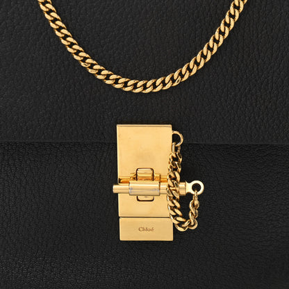 Chloe Grained Lambskin Drew Shoulder Bag Black 7 of 9