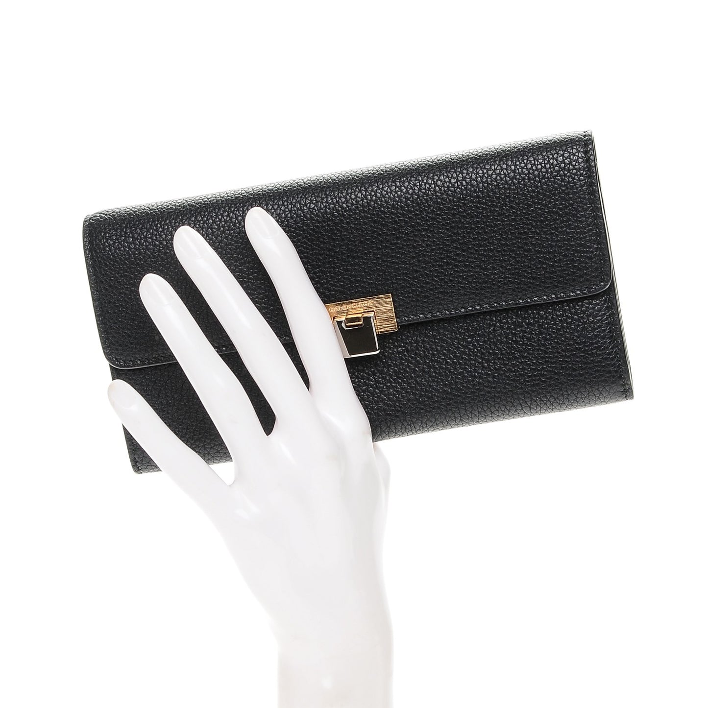 Calfskin Le Dix Continental Wallet Black