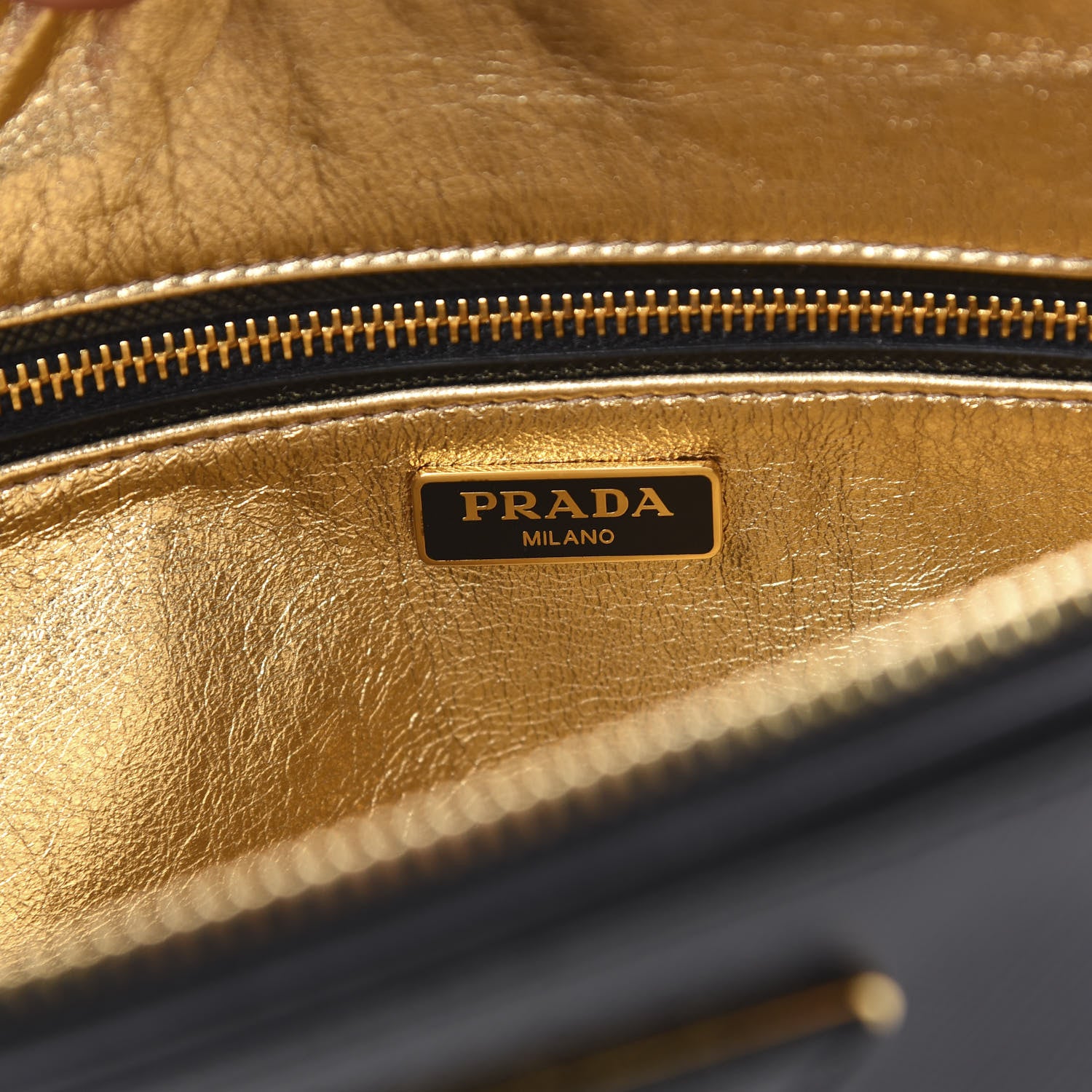Prada Saffiano Vernice Studded Clutch Black 6 of 9