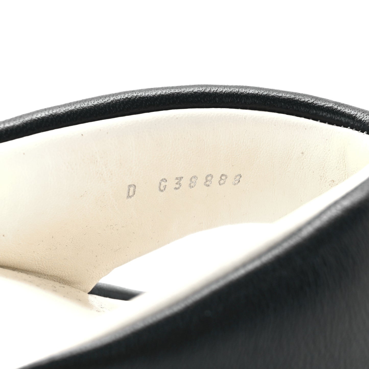 Lambskin Padded Pool Thong Sandals 38 Black