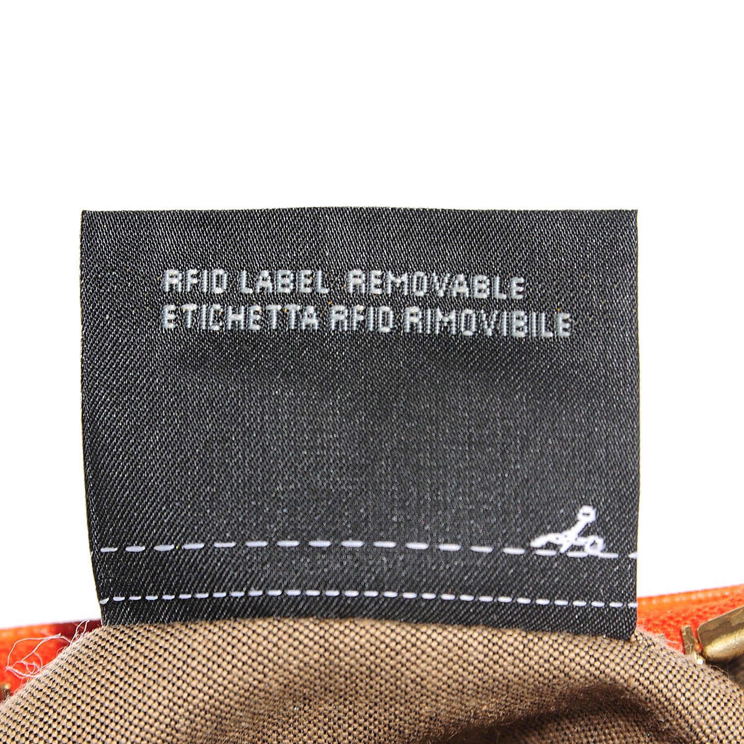 Fendi Vitello Elite Pochette Arancio 12 of 12