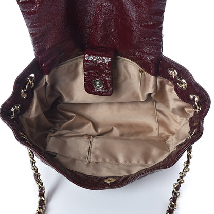 Chanel Vinyl Medium Rock and Chain Flap Bordeaux 5 of 10