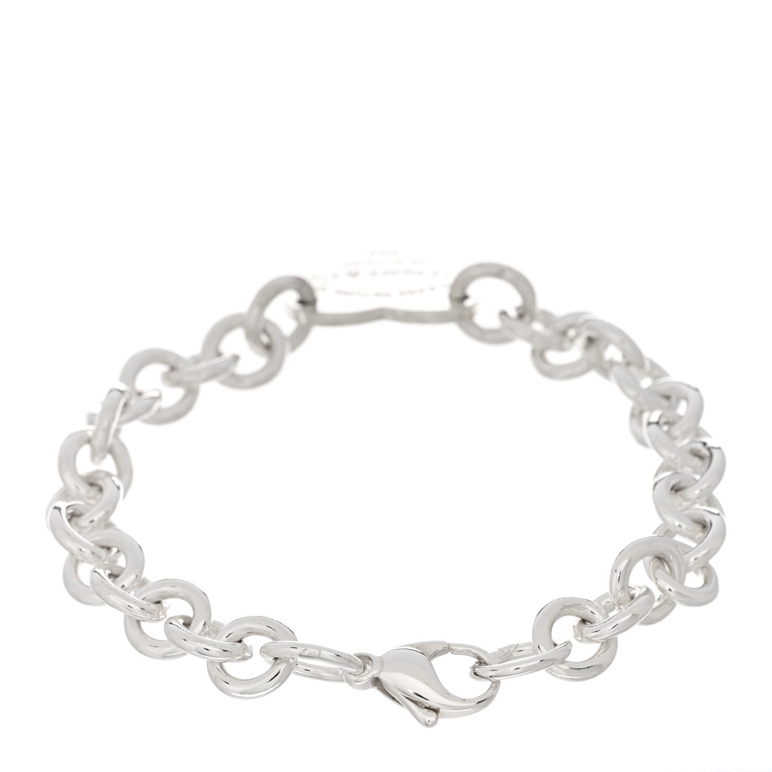 Tiffany Sterling Silver Return to Tiffany Heart Tag Bracelet 2 of 3