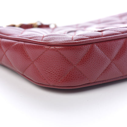 Chanel Caviar Quilted Timeless CC Shoulder Bag Red 5 of 10