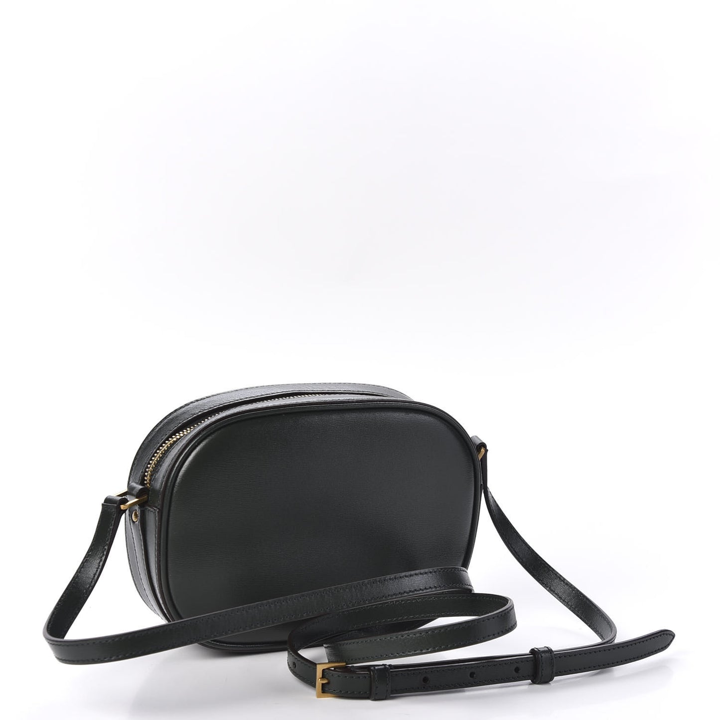 Calfskin Le 61 Camera Bag Dark Green