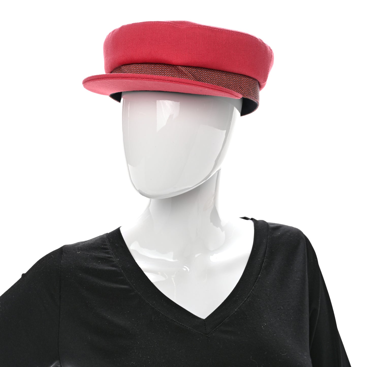 Toile De Chanvre Cotton Stretch Cavale Pop Cap 58 Rose