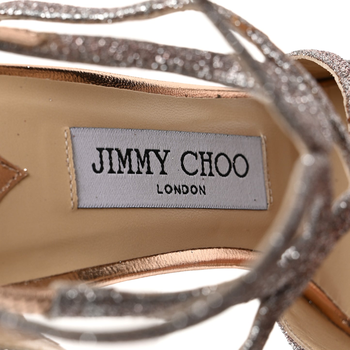 Glitter Lang Sandals 37 Tea Rose