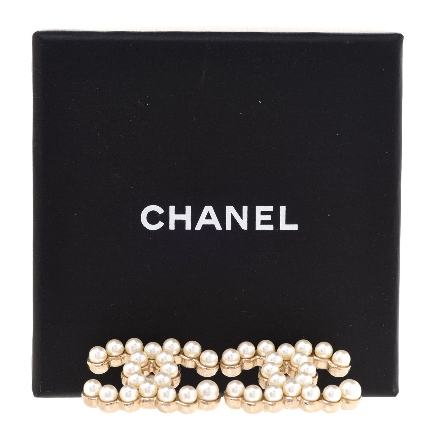 Pearl CC Earrings Light Gold